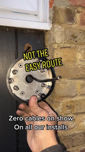 It’s not the quick way of doing things, it takes longer than an average install but the end result in clean tidy and looks great#cctv#security