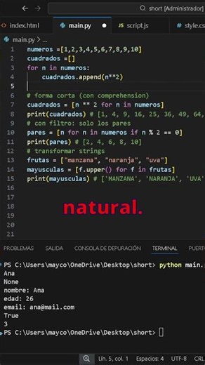 Python desde cero #19 | List comprehension #programacion