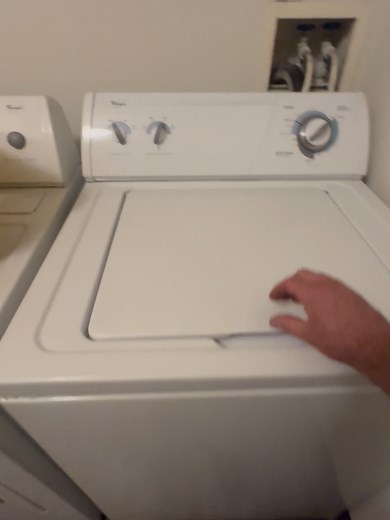 Deep clean on washing machine top loader #appliancerepair #apartmentmaintenance