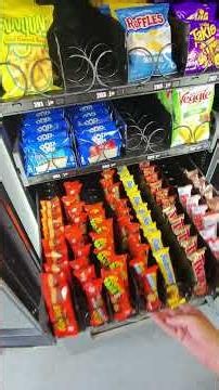 Small Laundromat Snack Machine Restock | Chips and Candy Refill