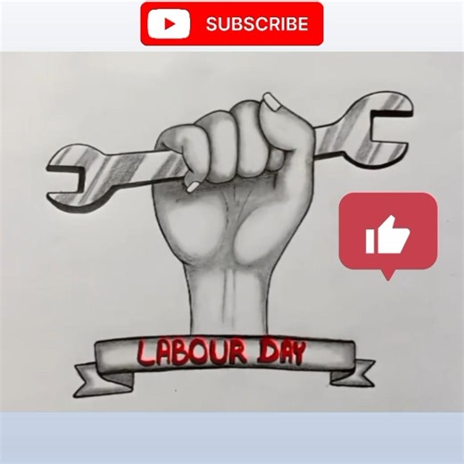 World Labour Day Drawing | Labour Day drawing | International workers Day Drawing #shorts