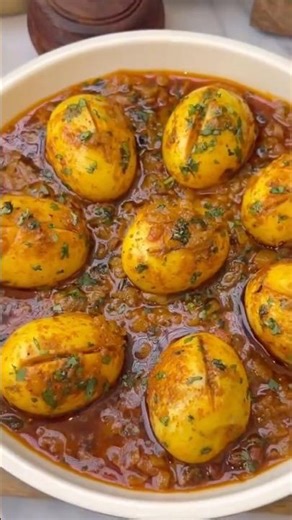 Egg Masala Recipe | Dhaba Style 😍 #EggMasala #EggCurry #IndianRecipes #eggrecipe