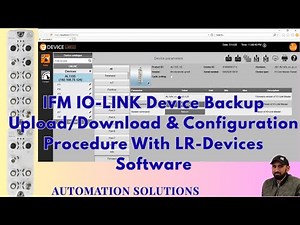 IFM IO Link Module AL1103 & AL1101 Backup Upload/Download & Configuration Setup Procedure.