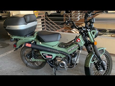 2023 Honda Trail 125 Fuel Injector Upgrade and Speed Test