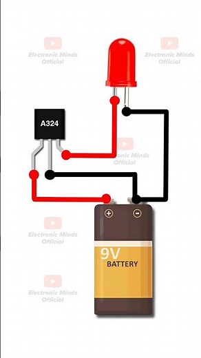 Magnetic Field Sensor Circuit Using A324 Hall Effect Sensor