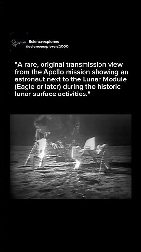 Original footage of Appolo Mission