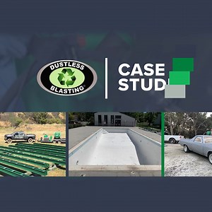 3.5K views · 78 reactions | More pools. More profit. Whether you're removing plaster, cleaning calcium deposits from tiles or blasting away paint from decorative rock, Dustless Blasting can do it all. Let's take a look at three different pool restoration jobs that our very own business owners tackled: https://www.dustlessblasting.com/blog/dustless-blasting-a-swimming-pool | Dustless Blasting | Facebook