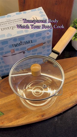 Unboxing the Prettiest Glass Saucepan | Glass cookware #Shorts #GlassCookware #KitchenEssentials