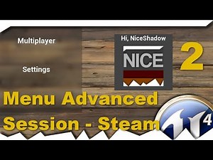 [ue4] Menu - Advanced Session - Steam Multiplayer #2 [Tutorial]