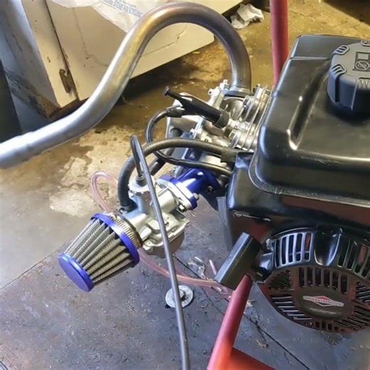 Pre Spring time fun. 14-16 HP modded Briggs #smallenginerepair #briggsandstratton