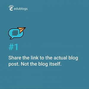 For more tips on sharing blog posts on Twitter you can check out this guide. 👉https://bit.ly/3o6FLVX #blogwritting #blogsforschools #educationblogs | Edublogs