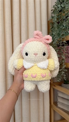Steffie ♡ on Instagram: "let’s crochet a buttercup bunny 🌼☁️ Pattern by me, on my etsy ♡ ⠀⠀⠀⠀⠀⠀⠀⠀⠀⠀⠀⠀ ⠀⠀⠀⠀⠀⠀⠀⠀ ⠀⠀⠀⠀⠀⠀⠀⠀ 🏷️ #crochet #crochetwithme #crochetplushie #crochetinspiration #crochetbunny #bunnyplushie #bunnypattern #bunny #crochetinspo #crochetaddict #crochetpattern #amigurumi #plushie #cutecrochet #crocheted"