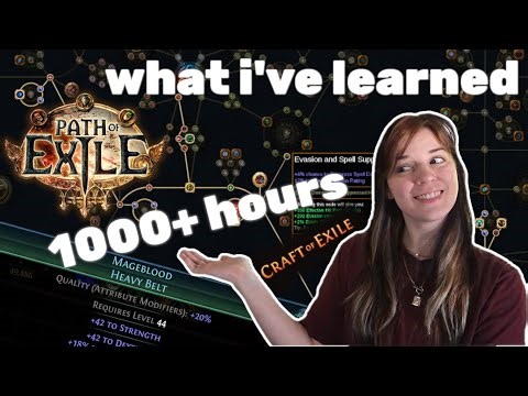What I've learned in 1k hours of Path of Exile | Tips & Tricks | Third Party Tools