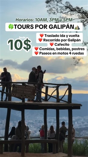 Galipán Rides🚘 Transportes a Galipán on Instagram: "❤️TOURS POR GALIPÁN⛰️ 📲04120633497 - todos los días⏰ #galipan #elavila #parati #galipán #feed #tours #reels #fullday #galipán #contenido #viral #fullday #parati #reelsvideo #galipanrides"