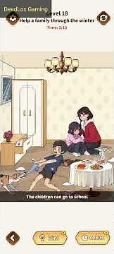 Brain Puzzle Tricky Quest Level 17 Stray Family. Walkthrough