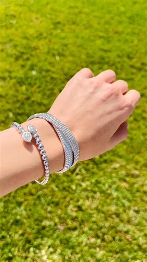 New Silver Bracelets! Sleek, stackable, and on-trend! Available in-store! Katy, TX #AmbersDesignsFineJewelry #texasjeweler #trendyjewelry #silverbracelet #houstonjewelrystore #finejewelry #trendybracelets | Amber's Designs Fine Jewelry