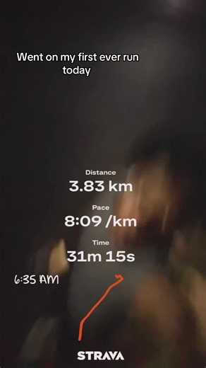 My First Run: A New Fitness Journey Begins