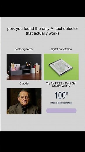 POV: You found the only AI text detector that actually works\r #AITextDetector #ReliableAI #TechHacks