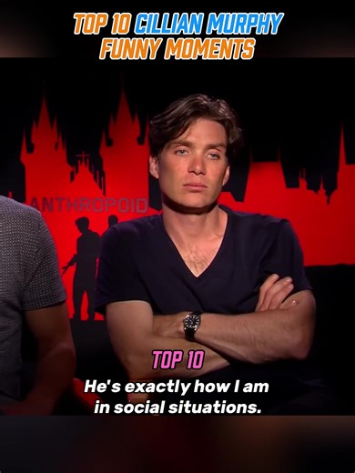 TOP 10 cillian murphy funny moments#celebrity #fyp #funny #moment #cillianmurphy