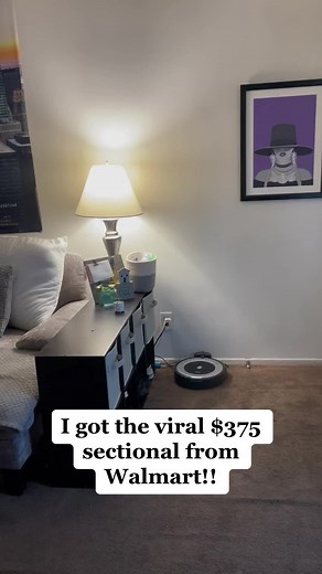 I am loving this couch yall!! Let me know if you have any questions and I’ll try to keep you updated! #walmart #walmartcouch #ushapedcouch #furniture #viralfurniture #sectional #tiktokmademebuyit #couch #cheaptok #homall @Walmart