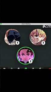 Zenitsu, Tanjiro and Inosuke on call #anime #demonslayer