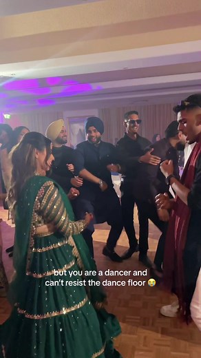 non shy brides >>> #bridetok #wedding #weddingtiktok #indianwedding #weddingtok #indianbride #sangeetnight #weddingdance @shreicy