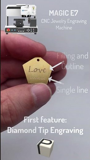 Magic E7 Engraving Cutting CNC Machine for Jewelry