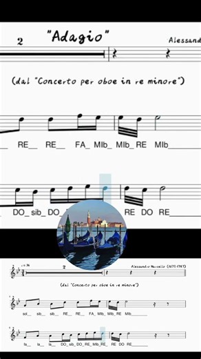 Online il celebre "Adagio" di A. Marcello per flauto dolce su https://youtu.be/OCu112TH5_o