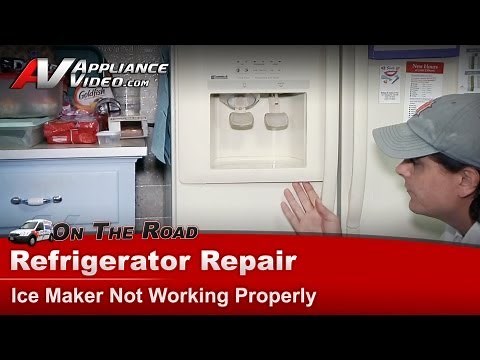 Kenmore Refrigerator Repair - Ice Maker Not Working - Bracket