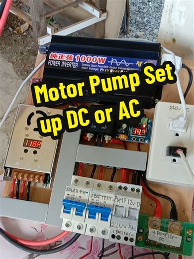 DIY Solar Pump Setup: 12V DC and 220V AC Options