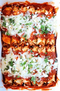 Crock-Pot Chicken Enchiladas