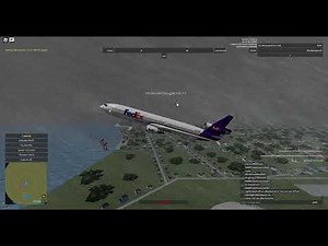 BEAUTIFUL FedEx MD-11 Departure in Rain | Aeronautica Roblox