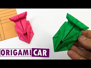 Origami Car Tutorial - How to Fold a Paper Car (Step by Step)