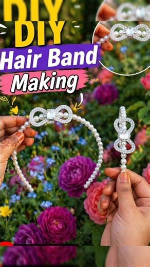 DIY New Style Hair Band Making ✨ #shorts #diy