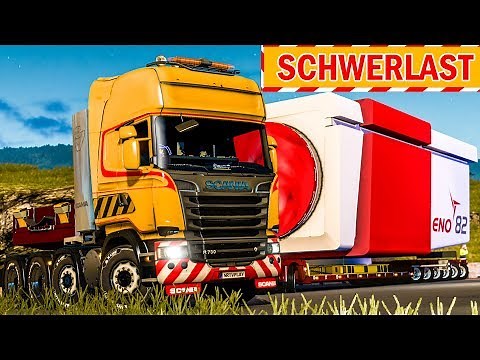 Spezialtransport: Mit schwerer Fracht und Begleitfahrzeug! | ETS 2 Special Transport DLC deutsch #10