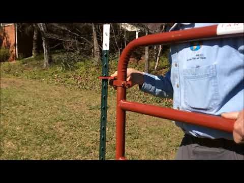 Hang a Gate from A T Post