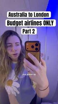 12 hour long haul flight on a budget airline!!