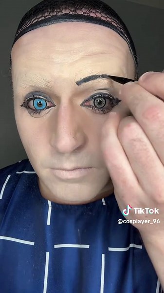 Mahito Makeup Tutorial for Jujutsu Kaisen Cosplay