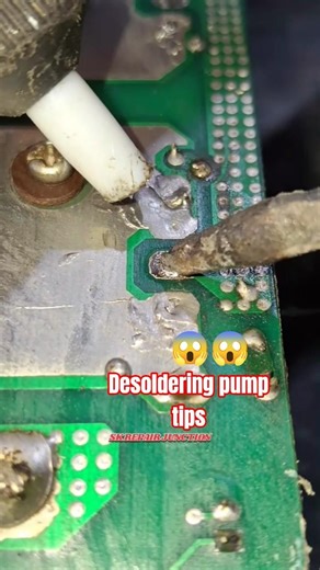 Desoldering Pump: The SECRET to PERFECT Desoldering (You're Doing It Wrong!) #shorts #diy #video