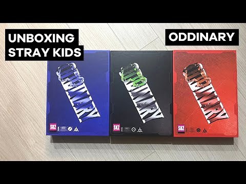 UNBOXING STRAY KIDS' ODDINARY(All 3 ver.) | Daebak Studios