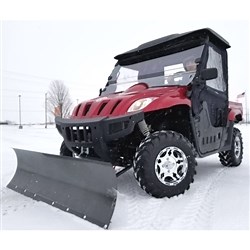 500cc UTV With Snow Plow ATV Utility Vehicle Ranch Pony Snow Blaster