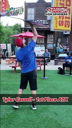 Texas Sign Spinning Competition - Austin (by The AArrow Sign Spinners)