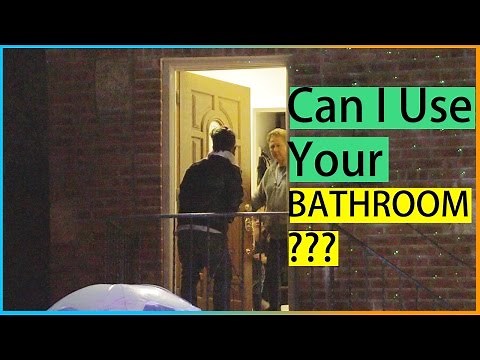 CAN I USE YOUR BATHROOM? Prank in Public