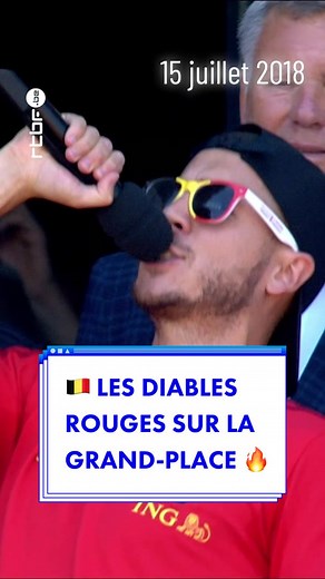 Retour des Diables Rouges le 15 juillet 2018 en Belgique