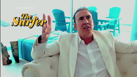Nicolas Cage shares how Humphrey Bogart inspired an improvised scene in 'The Surfer'