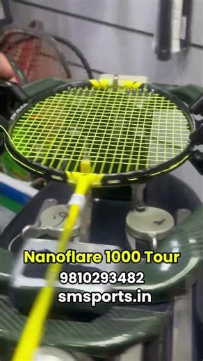 Yonex Nanoflare 1000 Tour Stringing | BG80 Power 26 LBS | SM Sports 🏸