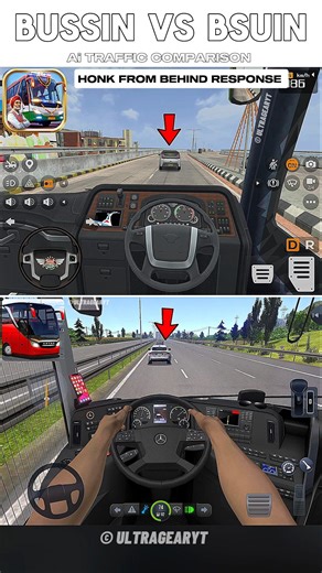 bus simulator india vs bus simulator ultimate India ai traffic which is better?🤔