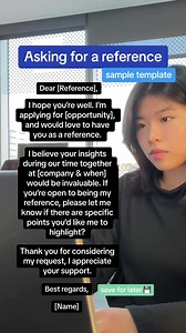 Need a reference for your job application? Reach out to your list of potential references with this simple email template! More help with listing references on your resume here:  resumegenius•me/references #reference #jobsearch #jobapplication #jobsearchtips | Resume Genius | Facebook