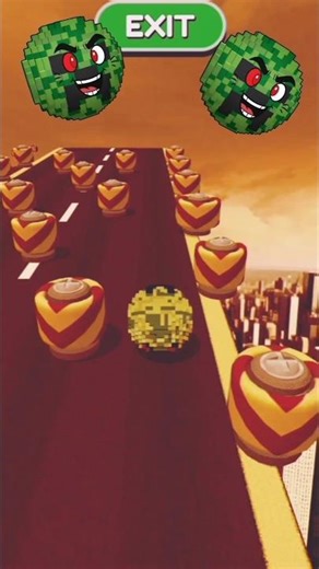 Epic Fail or WIN Reverse!? 🤔 Going Balls Madness - Minecraft Ball Like A Pro!🔥 #foxhallgamer #shorts