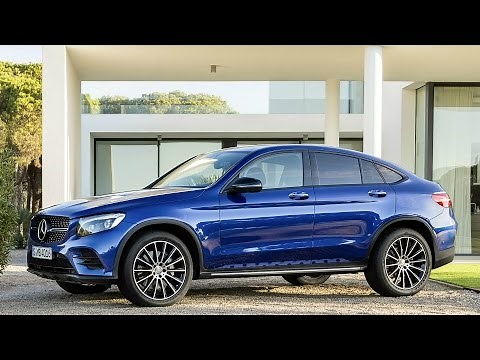 Mercedes GLC Coupe Brilliant Blue - Interior and Exterior